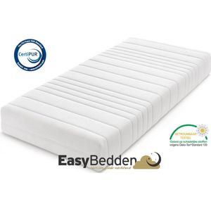 EasyBedden® koudschuim HR45 matras 90x220 14 cm – Luxe uitvoering - Premium tijk - ACTIE - 100% veilig product