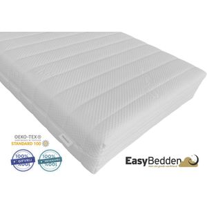 EasyBedden® koudschuim HR45 / HYBRIDE matras 140x220 20 cm – Luxe uitvoering - Premium tijk - ACTIE - 100% veilig product