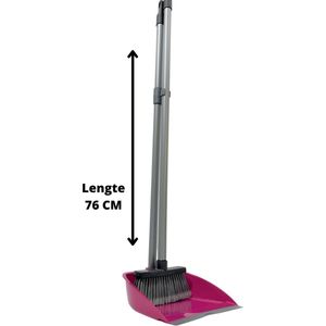 Stoffer en Blik - Scharnierbaar - Kunststof/Aluminium - Lichtgewicht