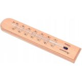 Synx Tools Thermometer Hout Design 20cm - Thermometers - Weermeters - Buitenthermometer - Compact