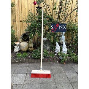 Synx Tools Straatbezem - Nylon 40cm - Vegers - Stadsbezem - Bezem - Buitenbezem - Tuinartikelen - Be