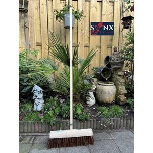 Synx Tools Gemeentebezem 45 cm - straatbezem - veger - incl. bezemstee