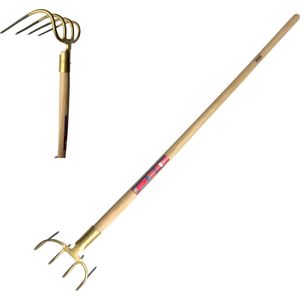 Spear & Jackson - Eco'biovork Met 4 Tanden 2 Fourche à Bécher Eco-biofourche 5 Dents 110 Cm Steel