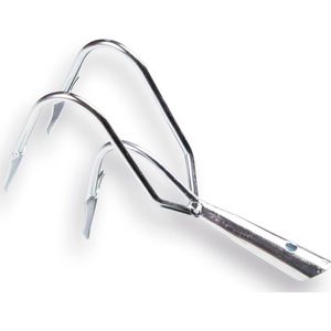 Synx Tools hark Cultivator 3 tanden - Cultivator- Verzinkt - Bodembewerkers - Harken - Tuingereedschap / Grondwoelers - Zonder Steel