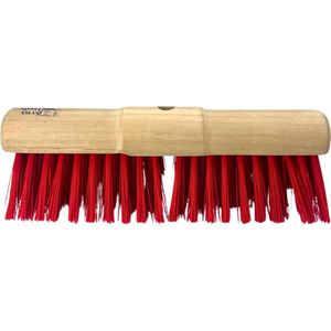 Synx Tools Gemeente bezem Nylon 45cm - bezems - buiten bezem -Harde haren/Veger - Ronde kop - Gemeen