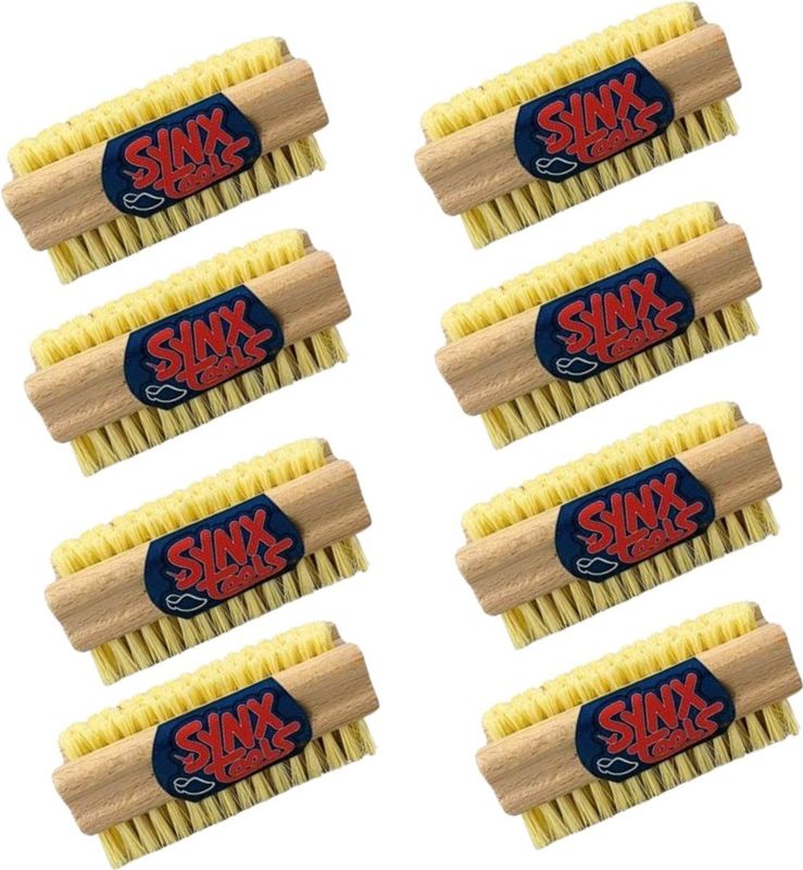Synx Tools - Nagelborstel Hout - Set van 2 Stuks - Schrobborstels - Nagel