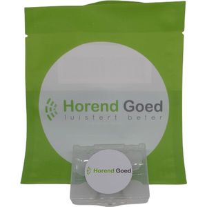 Horend Goed - Kneedbare Oordopjes - Transparant - Siliconen - 3 Paar