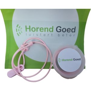 Horend Goed koordje voor hoortoestel roze