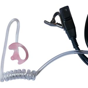 Horend Goed - Portofoon Oortje - Roze - 2 Pins Headsets voor Kenwood