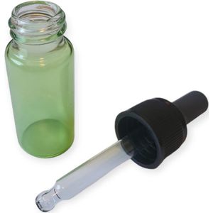 Horend Goed druppelflesje met pipet - zelf te vullen met olijfolie tegen oorproppen