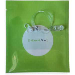 Horend Goed hoortoestel veiligheidskoordje transparant