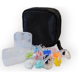 Oordoppen - Siliconen - Inclusief Neusklemmen en Bewaartasje