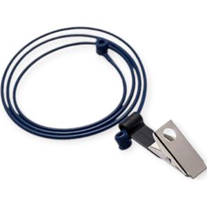 Pluggerz koord met kledingclip detecteerbaar blauw