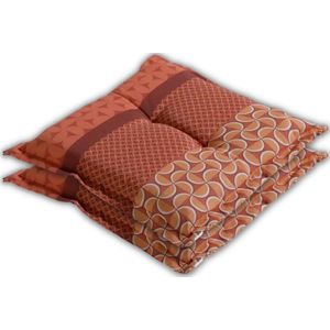 Madison - Zitkussen - Universeel - 2 stk. - 50x50 cm - Pasa Red - Hocker - Rood