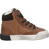 Develab 46163 Hoge sneakers - Leren Sneaker - Jongens - Cognac - Maat 29