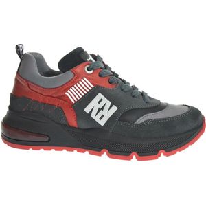 Red-Rag 13681 Jongens Sneaker - Grijs Rood