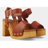 Red-Rag 79568 Sandalen - Dames - Cognac - Maat 38