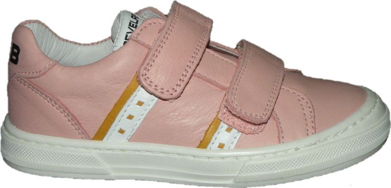 Develab - Lage Schoen - Roze - Leder - Klittenbanden - Uitneembaar Voetbed