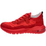 Red-Rag - Sneakers - Rood - Suede