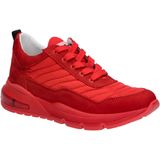 Red-Rag - Sneakers - Rood - Suede