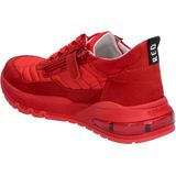 Red-Rag - Sneakers - Rood - Suede
