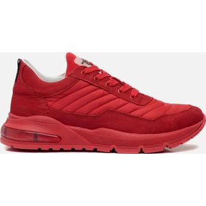 Red-Rag - Sneakers - Rood - Suede