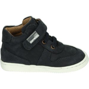 Develab - 45831 - Half-hoog - Blauw - Nubuck - Rubber Zool