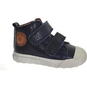 Develab - 45835 637 - Klittenbandschoen - Blauw - Leer - Uitneembare Binnenzool