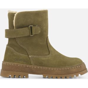 Develab Enkellaarsjes groen Nubuck - Maat 24