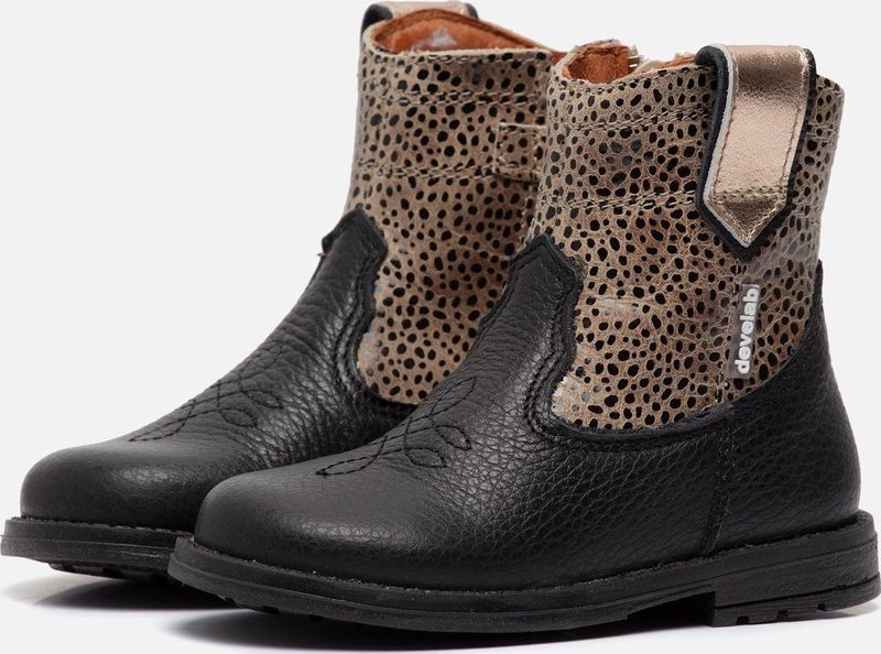 Develab 42800 Cowboylaarzen - Western Laarzen - Meisjes - Zwart
