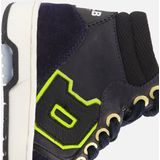 Develap Blauwe hoge veterschoen Leer