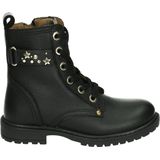 Develab Leren Veterboots Zwart