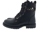 Develab - 44316 - Veterboots - Zwart - Leer - Ritssluiting