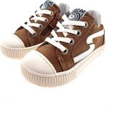 Develab - 45957 - Lage Sneakers - Taupe - Suède