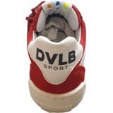 Develab - Lage Schoen - Rood - Leder - Uitneembaar Voetbed