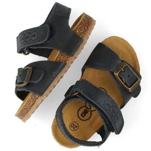 Develab - 48305 - Kinder Sandaal - Navy - Leer - Klittenband en Gesp