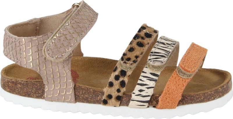 Develab - 48416-239 - Sandalen - Beige - Leer - Rubber