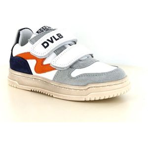 Develab 45985 Lage sneakers - Leren Sneaker - Jongens - Oranje