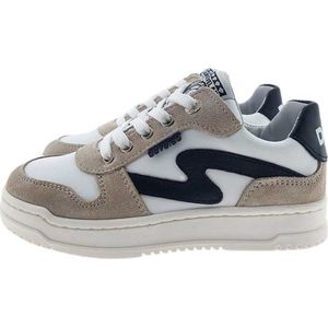 Develab 45987 Lage sneakers - Leren Sneaker - Meisjes - Beige - Maat 29