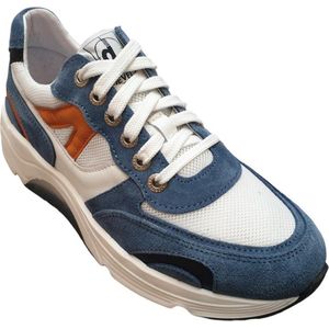 Develab 45997 veter sneaker blauw / combi, 35 / 2