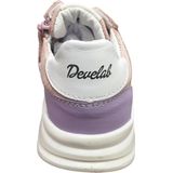 Develab - Lage Sneaker - Roze - Leder - Vetersluiting - Uitneembaar Voetbed