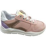 Develab - Lage Sneaker - Roze - Leder - Vetersluiting - Uitneembaar Voetbed