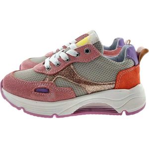 Develab - 42888 - Sneaker - 479 Old Pink Fantasy - Leer - Rits en Veters
