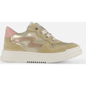 Develab Low Cut Sneakers goud Leer