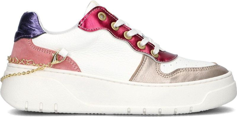 Develab 41882 Lage sneakers - Leren Sneaker - Meisjes - Goud