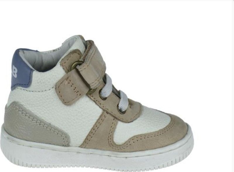 Develab - Firststep - Sneakers - Beige - Leer - Flexibele Rubberzool