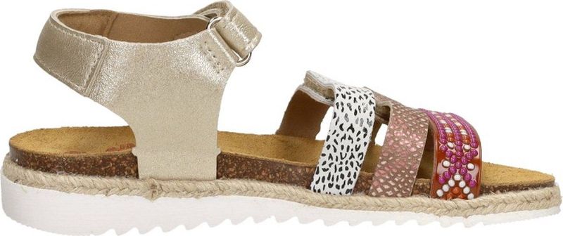 Develab 44334 - MeisjesSandalenKindersandalen - Kleur: Metallics