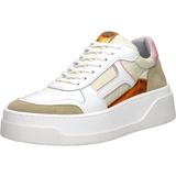 Sun68 Ally Solid Nylon Sneakers - Oranje - Textiel - Casual Design
