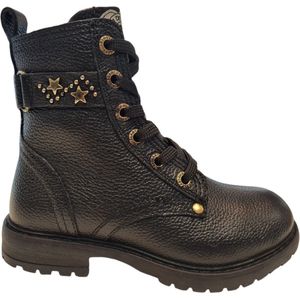 Develab 44366 922 Meisjes Veterboots - Zwart - 27
