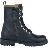 Develab - 44384 922 - Veterboots - Zwart - Leren Bovenwerk